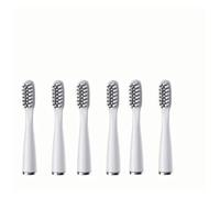 Cabezal De Cepillo De Dientes De 6 Piezas, Blanco Y Negro, Compatible Con M200(WHITE)