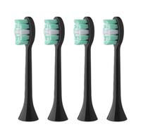 Cabezal De Cepillo De Dientes De Repuesto, Compatible Con BOMIDI, Boquillas De Cerdas Suaves Con Cabezal De Cepillo De Dientes Eléctrico TX5(4PCS BLACK)