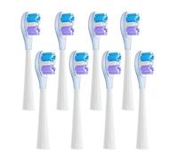 Cabezal De Cepillo De Dientes De Repuesto.Compatible Para Usmile Y4 Y10 Y1S Y20 Y10PRO Y20PRO Cepillo De Dientes Eléctrico(Purple 8PCS)