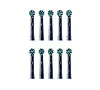 Cabezal de Cepillo de Dientes Oral-B Cross-Action Negro (10 Unidades)