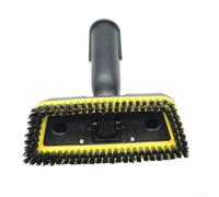 Cabezal de cepillo de mano para limpiador a vapor para Karcher SC1 serie 5, conveniente para limpiar superficies de alto nivel para el hogar, baño, cocina, limpieza de pisos (negro)