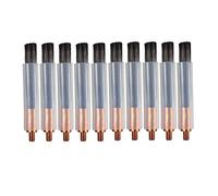 Cabezal de cepillo de procesador de cuentas de soldadura para limpieza TIG Mig, limpiador de soldadura para máquina de limpieza de cuentas de soldadura (longitud del cepillo 60 mm, 10 piezas M6)