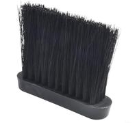 Cabezal de cepillo de repuesto con mango de plástico, diseñado para herramientas de limpieza de chimenea para mantener un área de chimenea limpia (L)