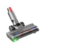 Cabezal de cepillo de rodillo suave for pisos con luces LED antipolvo, compatible con Dyson V10 Slim y V12 Slim, for pisos de madera.