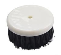 Cabezal de cepillo de taladro de 60 mm con cerdas para limpiar alfombras de coche, tela de sofá, cuero, baño y superficies interiores (tipo duro negro)