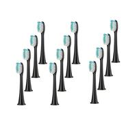 Cabezal De Cepillo Dientes Eléctrico, Sónico Reemplazable, Adecuado, Compatible Con Philips, Sonicare(BLACK 12pc)