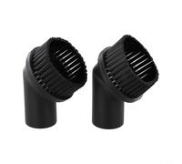 Cabezal de cepillo redondo de cerdas de succión de repuesto para limpiadores Nilfisk Wet/Dry Attix - Copa de nailon duro de 36 mm de diámetro, compatible con Aero Many Maxxi Ii VHS con aspiradora
