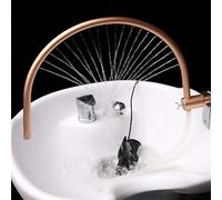 Cabezal de circulación de agua para grifo de lavabo de spa, equipo de spa de cabezal portátil, ajustable a 180°/diseño fácil de instalar/a prueba de fugas, con bomba de agua y fijación de metal