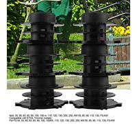 Cabezal de Corte, Cabezal de Corte de Malezas Accesorio de Corte Cortadora de Hilo de 6 Carretes Cubierta de la Tapa del Cabezal de Corte Echo Head o 25-2 FS44 FS55 FS80