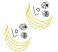 Cabezal de corte de aluminio industrial resistente para máquinas de corte de césped de 4 ciclos, uso profesional de paisajismo, accesorio de wacker resistente