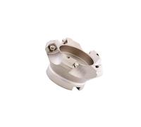 Cabezal de corte Km k12 resistente a los golpes, cabezal para fresa frontal para plaquita SEHT1204 SEHT 12 04 50 63 80 100 160 200(KM12-160-40-7T-45deg)