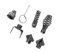 Cabezal de Corte para Máquina de Dragado de Tuberías, Limpiador de Drenaje de Acero Al Manganeso de 16 Mm, Resistente, Fácil de Operar, 7 Piezas con Pinza, Apto para Máquina de