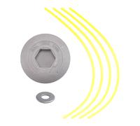 Cabezal de corte universal de aluminio con cabezal desbrozadora de 4 líneas