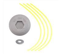 Cabezal de corte universal de aluminio con cabezal desbrozadora de 4 líneas