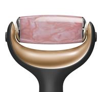 Cabezal de cuarzo rosa para GESKE SmartAppGuided™ MicroNeedle Face & Body Roller | 9 en 1 | Derma Roller | Microneedling de desintoxicación antiedad | Regeneración de la piel