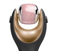 Cabezal de cuarzo rosa para GESKE SmartAppGuided™ MicroNeedle Face Roller | 9 in 1 | Microagujas desintoxicación antiedad | Regeneración de la piel y brillo natural | Cuarzo rosa brasileño 100% puro