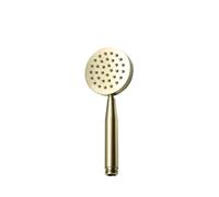 Cabezal De Ducha 2PCS Oro Cepillado Cabezal de Ducha Mano Baño Latón Acabado en o Acero Inoxidable Lluvia Spray Cabezales Para BañO En Casa(Type F SUS304)
