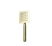 Cabezal De Ducha 2PCS Oro Cepillado Cabezal de Ducha Mano Baño Latón Acabado en o Acero Inoxidable Lluvia Spray Cabezales Para BañO En Casa(Type H SUS304)