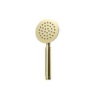 Cabezal De Ducha 2PCS Oro Cepillado Cabezal de Ducha Mano Baño Latón Acabado en o Acero Inoxidable Lluvia Spray Cabezales Para BañO En Casa(Type G SUS304)