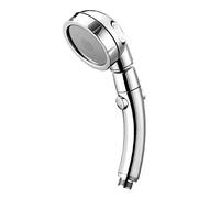 Cabezal de ducha ajustable giratorio de 360 grados con alta presión, interruptor on/off y 3 modos de pulverización