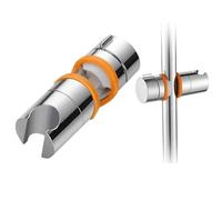 Cabezal de ducha ajustable para barra deslizante, soporte de ducha de mano universal de 20-25 mm, soporte de guía de cabeza de rotación de 360 grados para pulverizadores