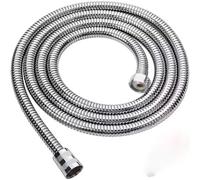 Cabezal De Ducha Cabezal de ducha de alta presión, 3 modos, cabezal de ducha ajustable, ahorro de agua, boquilla rociadora de agua con un solo botón, accesorio for grifo de baño(Silver Hose)