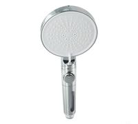 Cabezal de ducha, cabezal de ducha de alta presión con diseño de panel grande para proporcionar un área de cobertura más amplia y una experiencia de ducha personalizada (plateado)