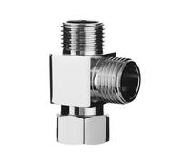 Cabezal de ducha con conexión de 3 vías, suministros de baño, válvula desviadora de latón, conector for grifo de agua, adaptador for grifo, divisor de fregadero de cocina, 1 Uds.(B)