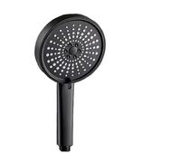 Cabezal de ducha con controlador temperatura 2 colores, cabezal portátil 5 modos pulverización, accesorios baño Para Duchas Domésticas(12.5CM black)