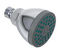 Cabezal de Ducha de 3 Pulgadas ABS 36 Boquillas para Exterior | Plata, Caudal Regulable y Limitador Extraíble, Autolimpieza, Instalación Rápida en Casa Aire Libre