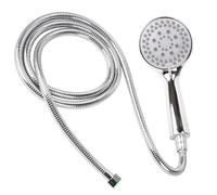 Cabezal de ducha de alta presión, 4 modos de pulverización de lluvia con interruptor de ahorro de agua, manguera de 2 m para limpieza de baño
