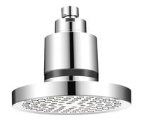 Cabezal de ducha de alta presión con filtro desmontable, eliminación de cloro y purificador de ablandamiento de agua dura, potenciador plateado para una experiencia de ducha más limpia y saludable