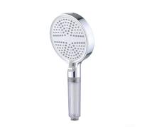 Cabezal de ducha de alta presión de seis modos con material ABS Interfaz general Panel ancho de 12,5 cm Filtro de agua integrado Spray ajustable