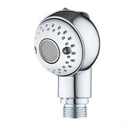 Cabezal de ducha de alta presión para cama de champú de salón - Boquilla de pulverización ajustable para ahorro de agua con cuentas de filtro para lavado del cabello (acero inoxidable)