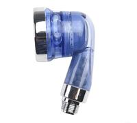 Cabezal de ducha de baño de iones negativos, material ABS ecológico, mejora la absorción de minerales y reduce la secreción de aceite (tres engranajes azules)