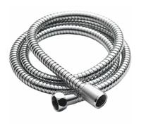 Cabezal de ducha de gran caudal y panel grande de 13 cm con 3 modos de pulverización de alta presión, ducha de lluvia ecológica, accesorios de baño(1.5m Silver Hose)