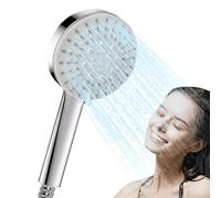 Cabezal de ducha de mano, boquilla de ducha de mano, cabezal de ducha de mano de alta presión con 5 modos, cabezal de ducha potente antioxidante para baño, hotel, apartamento