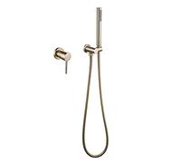 Cabezal de ducha de mano Cabeza de ducha de mano Mango de latón de látigo mantenida de ducha de ducha Massaje de ducha Spa cabezal de ducha de ducha de ducha con boquilla de silicona, manguera de