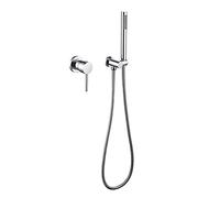 Cabezal de ducha de mano Cabeza de ducha de mano Mango de latón de látigo mantenida de ducha de ducha Massaje de ducha Spa cabezal de ducha de ducha de ducha con boquilla de silicona, manguera de