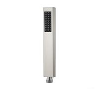 Cabezal de ducha de mano de alta presión, ducha de acero inoxidable 304 de ahorro de agua con interfaz estándar, spray de baño a presión (cepillado-1)