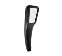 Cabezal de Ducha de Mano Negro ABS 300 Orificios, Alta Presión | Ahorro de Agua y Fácil Instalación, para Baño Doméstico, Brazo y Manguera de Ducha