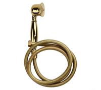 Cabezal de ducha de mano vintage de latón de alta presión desmontable con manguera de 150 cm, diseño de ahorro de agua para baño de mascotas de bajo flujo, juego de repuesto de acabado antiguo