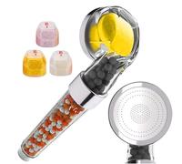 Cabezal de ducha de vitamina C con filtro, fácil de ajustar o quitar el cabezal de ducha para adaptarse al filtro para garantizar un flujo de agua y una filtración óptimos - cabezal de ducha de alta