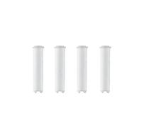 Cabezal de ducha filtrado con ahorro de agua de alta presión, 10 rociadores, cabezal de ducha de mano, resistencia a caídas, boquilla de ducha de baño blanca y negra(4pcs filter)