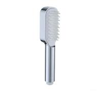 Cabezal de ducha G12 con peine de masaje y aumento de presión para un mejor flujo de agua y enjuague profundo del cabello y el cuero cabelludo (cromo)