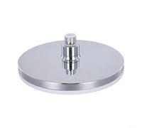 Cabezal de ducha grande de 230 mm con 6 modos ajustables, incluyendo lluvia y pulso con flujo de alta presión para una amplia cobertura de ducha de cuerpo completo (plateado)