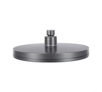 Cabezal de ducha grande de 230 mm con 6 modos ajustables, incluyendo lluvia y pulso con flujo de alta presión para una amplia cobertura de ducha de cuerpo completo (gris)