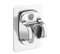 Cabezal de ducha LED de 5 modos, alta presión, cambio de color, sensor de temperatura, accesorios de baño de mano(Silver Bracket)