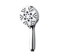 Cabezal de ducha negro y plateado, boquilla de ahorro de agua de alta presión, potente accesorio de baño for ducha de mano, Spa presurizado, 4 Uds.(Mix-4Pcs)