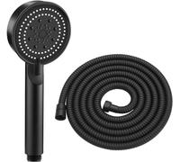 Cabezal de ducha para ahorrar agua, cabezal de ducha de alta presión, cabezal de ducha con manguera de 1,5 metros, cabezal de ducha manual con 5 modos de rociado